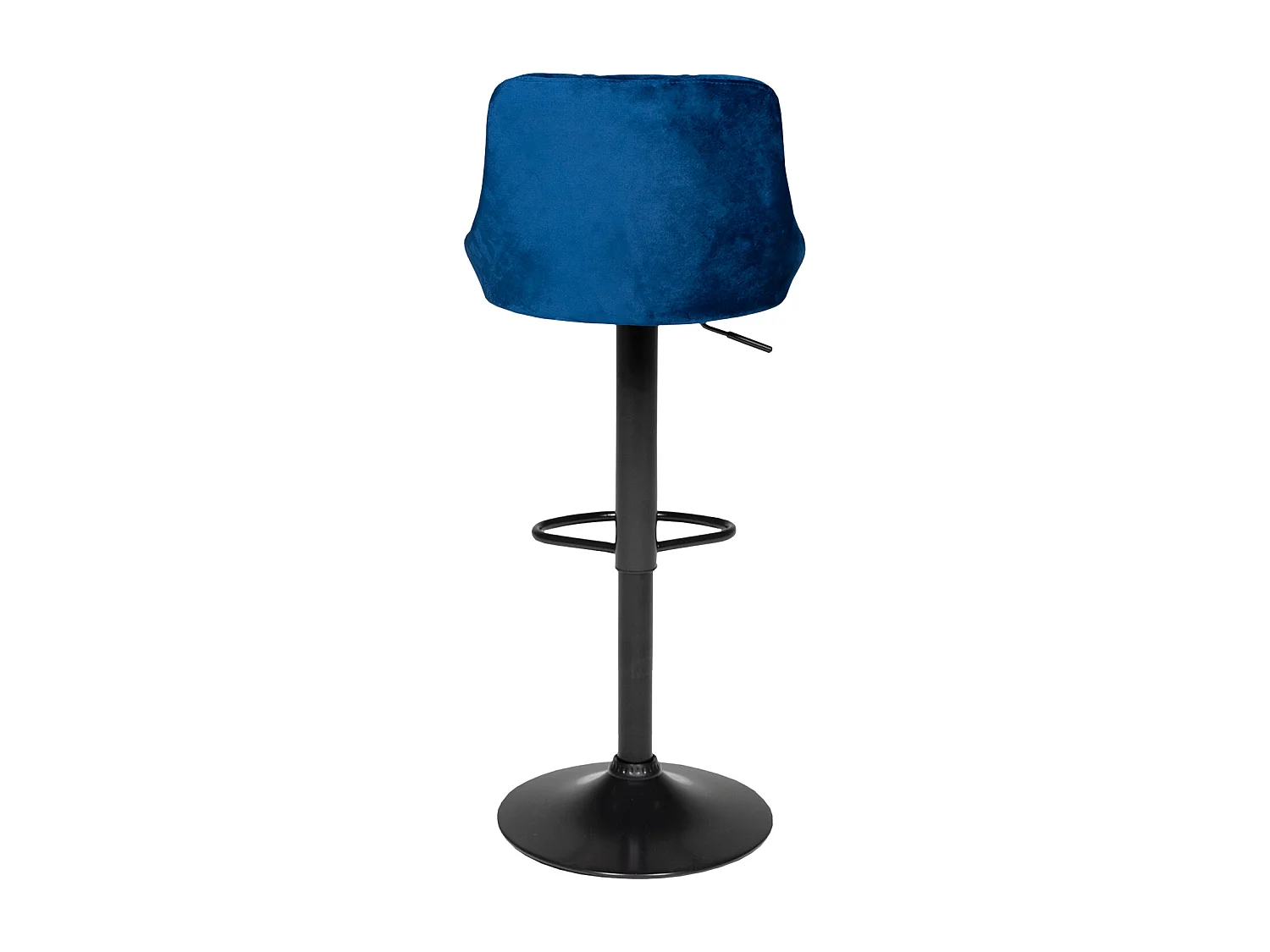 Juego de 2 taburetes de bar de terciopelo azul ROBIN