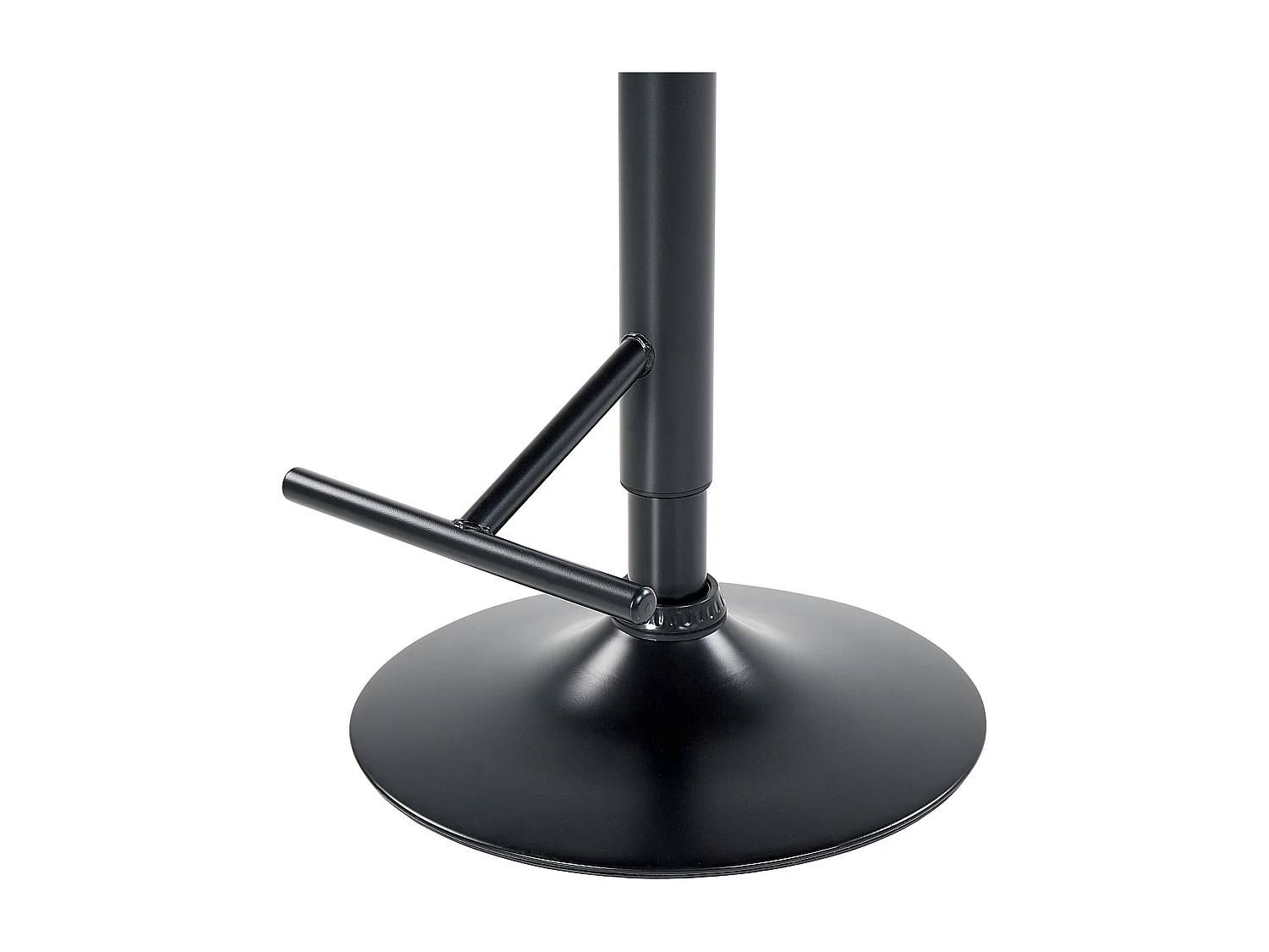 Barkruk PETERSBURG Kunstleer Zwart