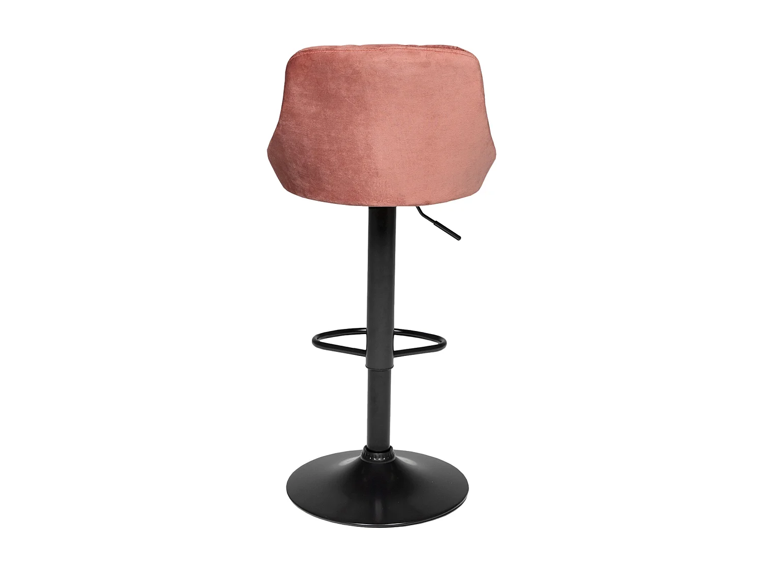 Taburete de bar de terciopelo rosa ROBIN