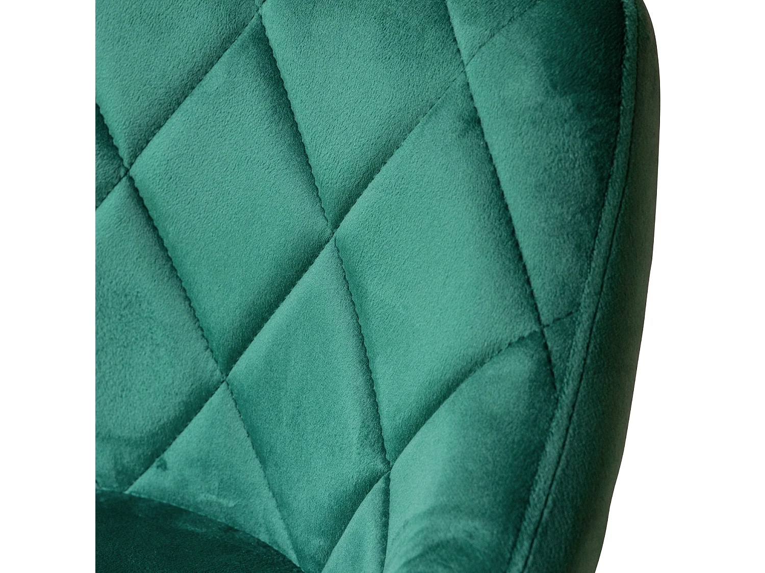 Tabouret de bar en velours vert ROBIN - HAPPY GARDEN