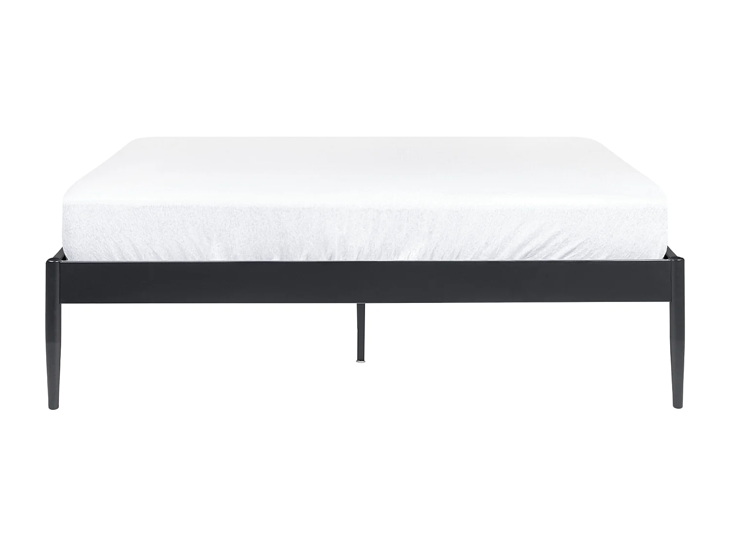 Letto Metallo VAURS 160 x 200 cm Nero