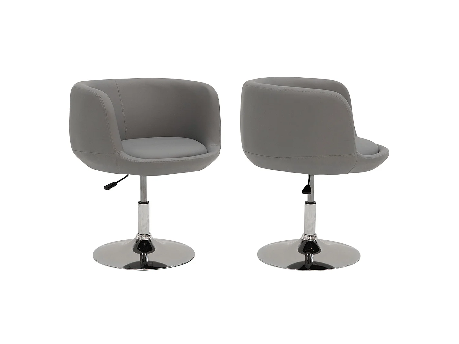 Tabouret de bar gris NOLAN - HAPPY GARDEN