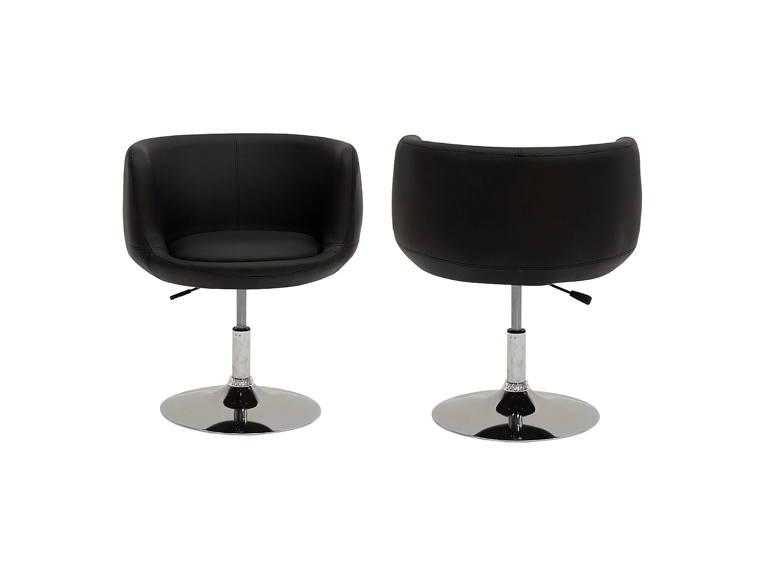 Zwarte barkruk NOLAN