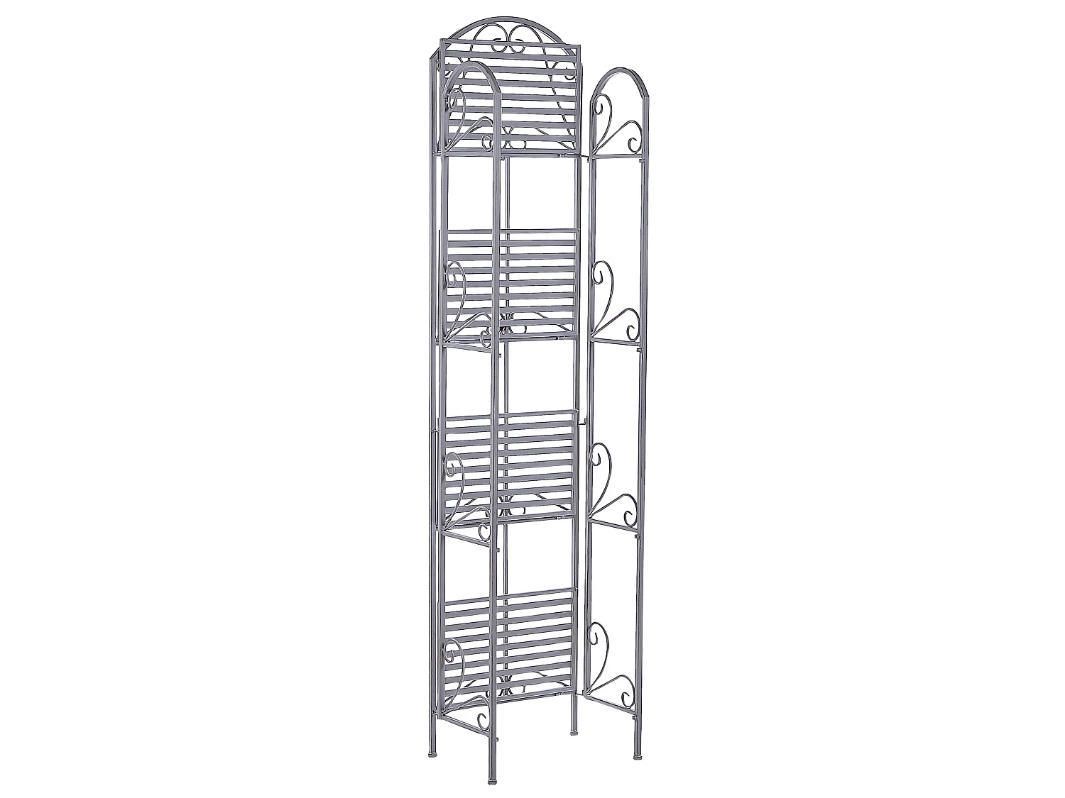 Shelving Unit VALDIVIA Metal Grey