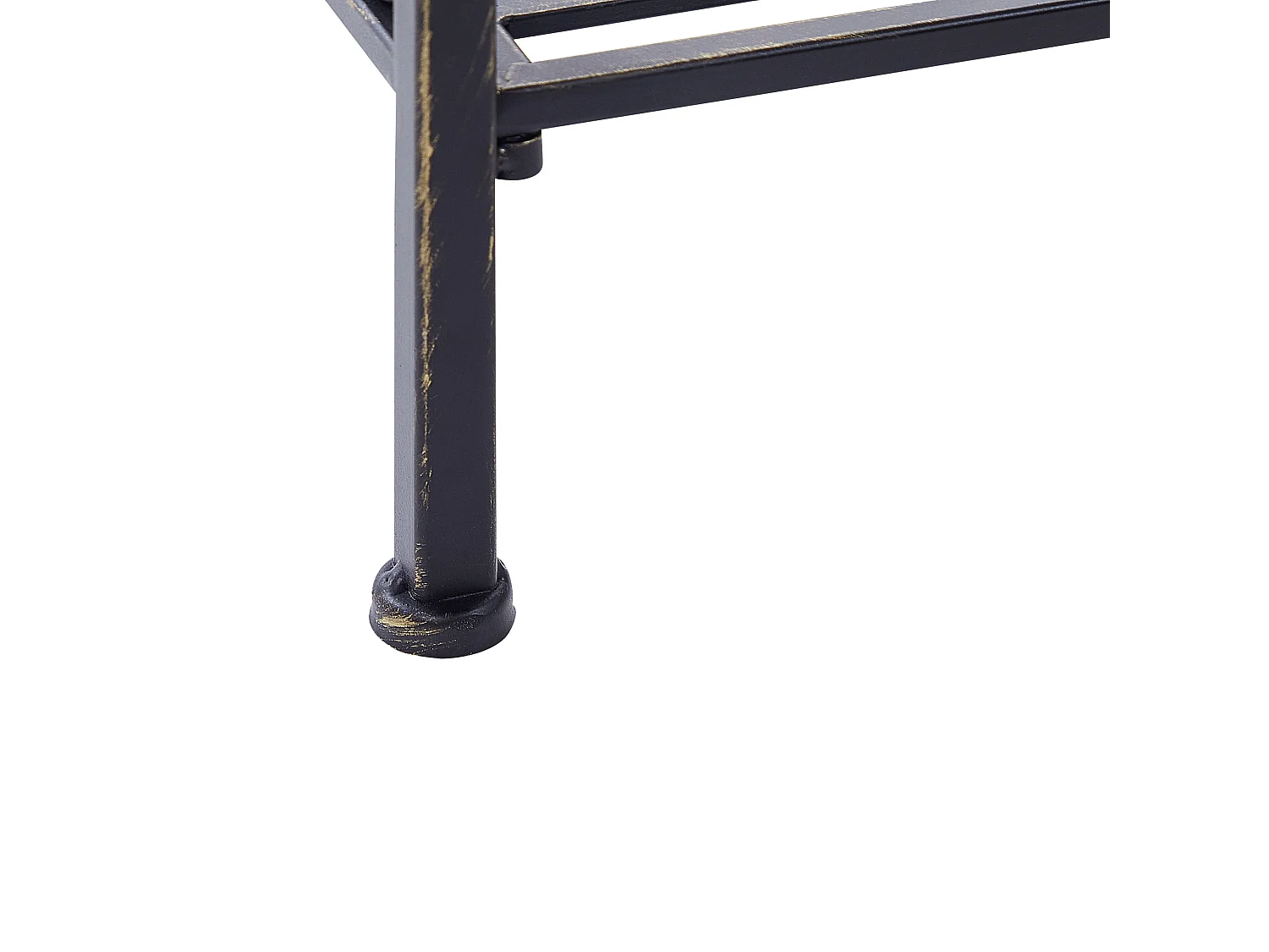 Estante metálica preta com 4 prateleiras VALDIVIA