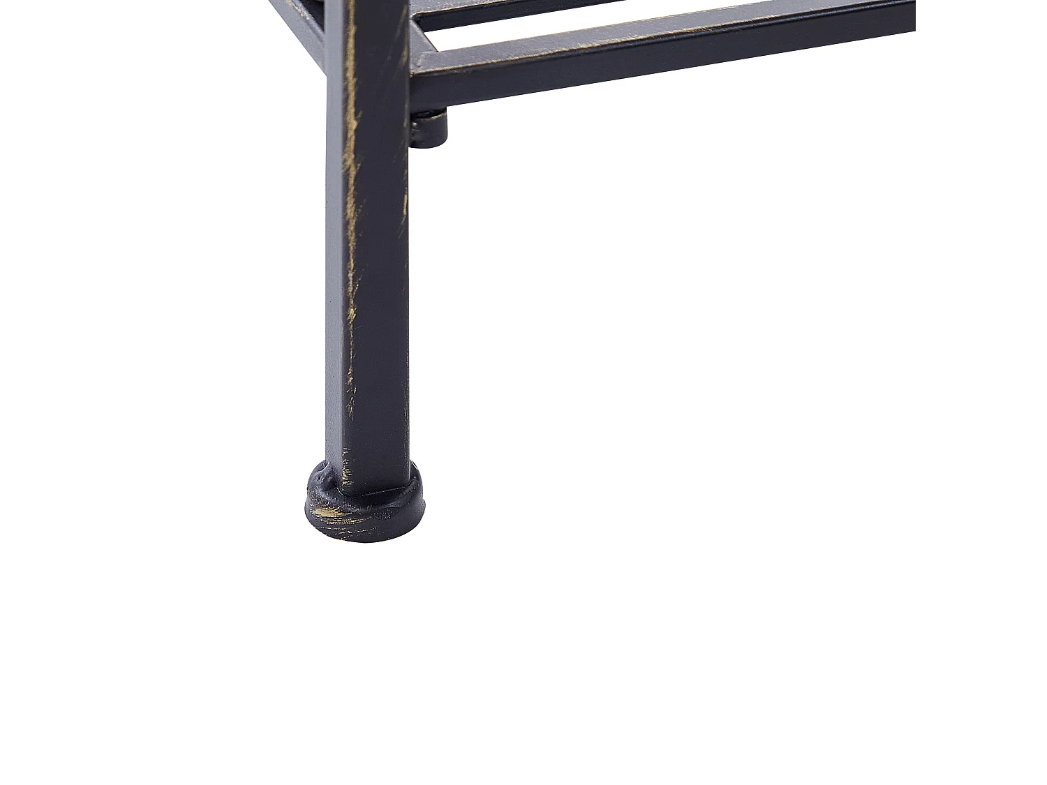 Estante metálica preta com 4 prateleiras VALDIVIA