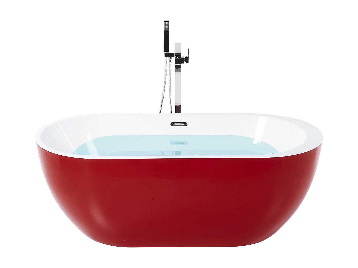 Banheira autónoma NEVIS 1600 x 750 mm Vermelho