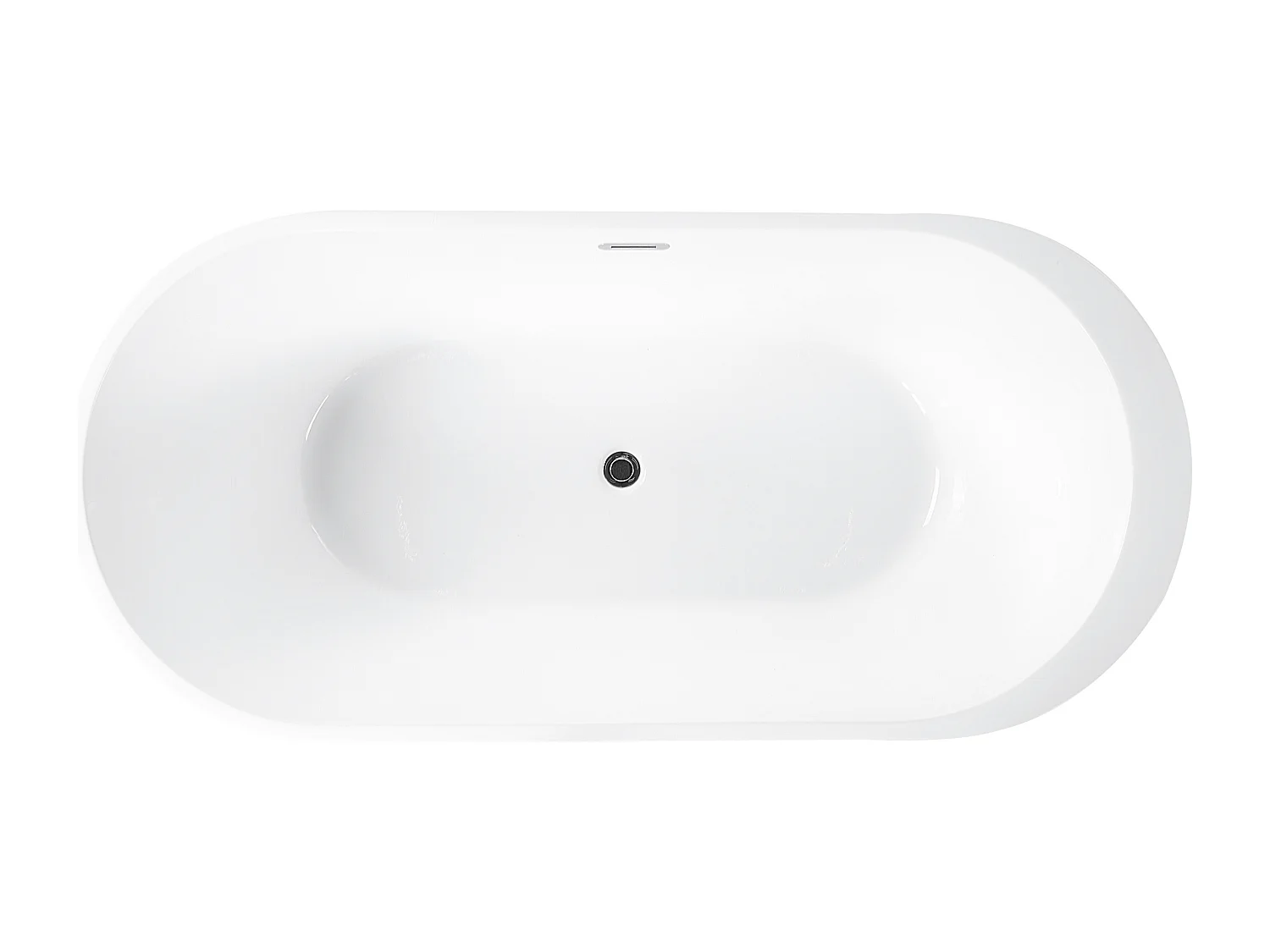 Baignoire îlot NEVIS 160 x 75 cm Rouge