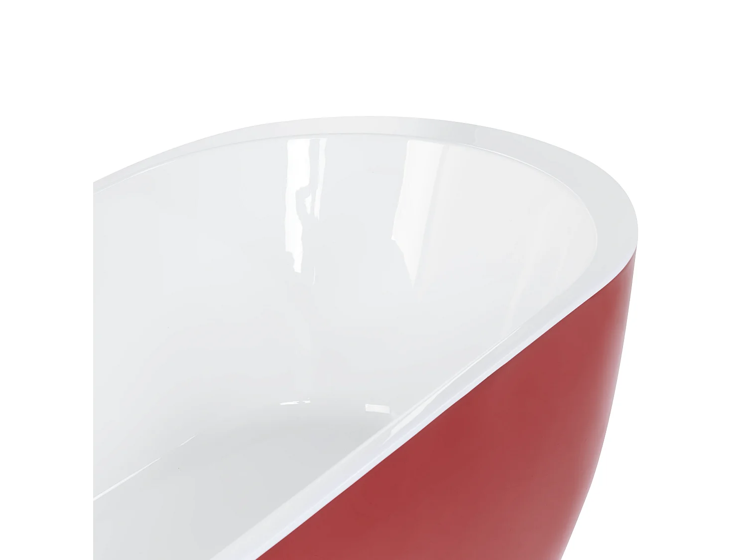 Baignoire îlot NEVIS 160 x 75 cm Rouge