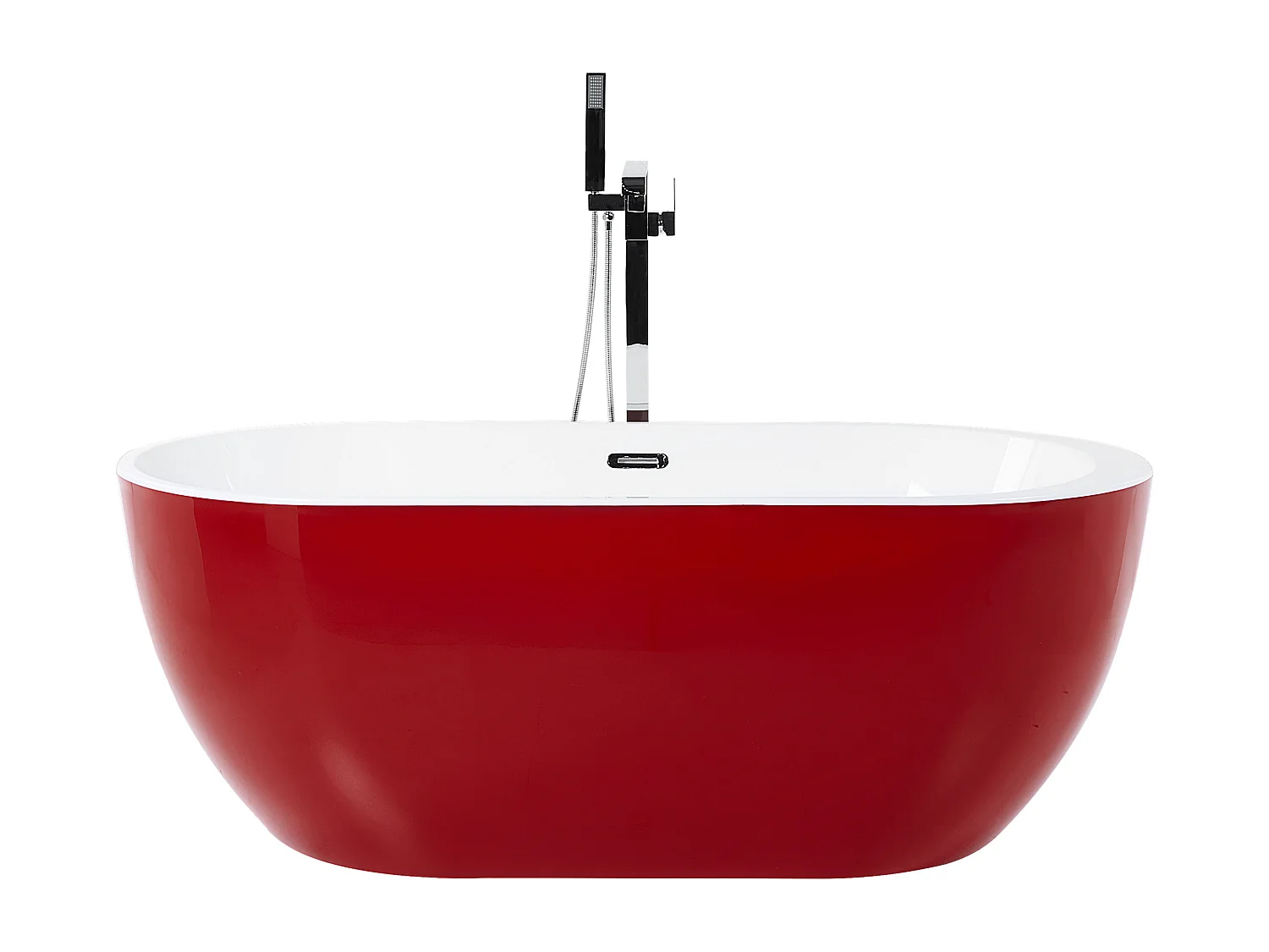 Baignoire îlot NEVIS 170 x 80 cm Rouge