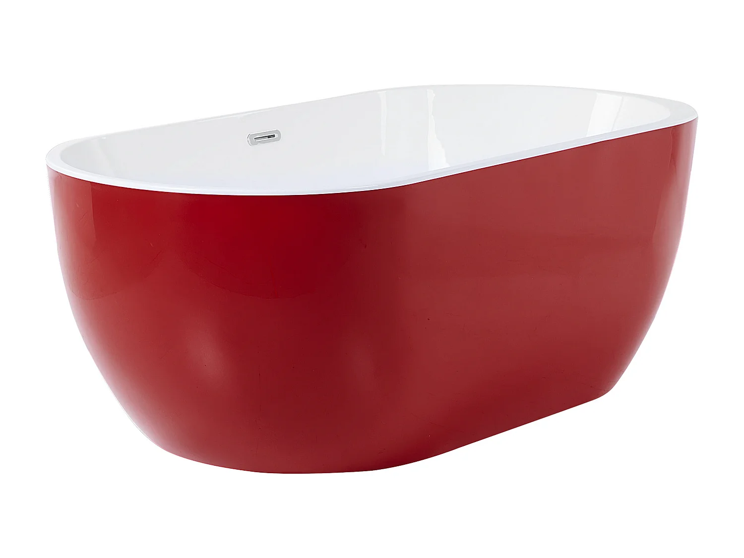 Baignoire îlot NEVIS 170 x 80 cm Rouge