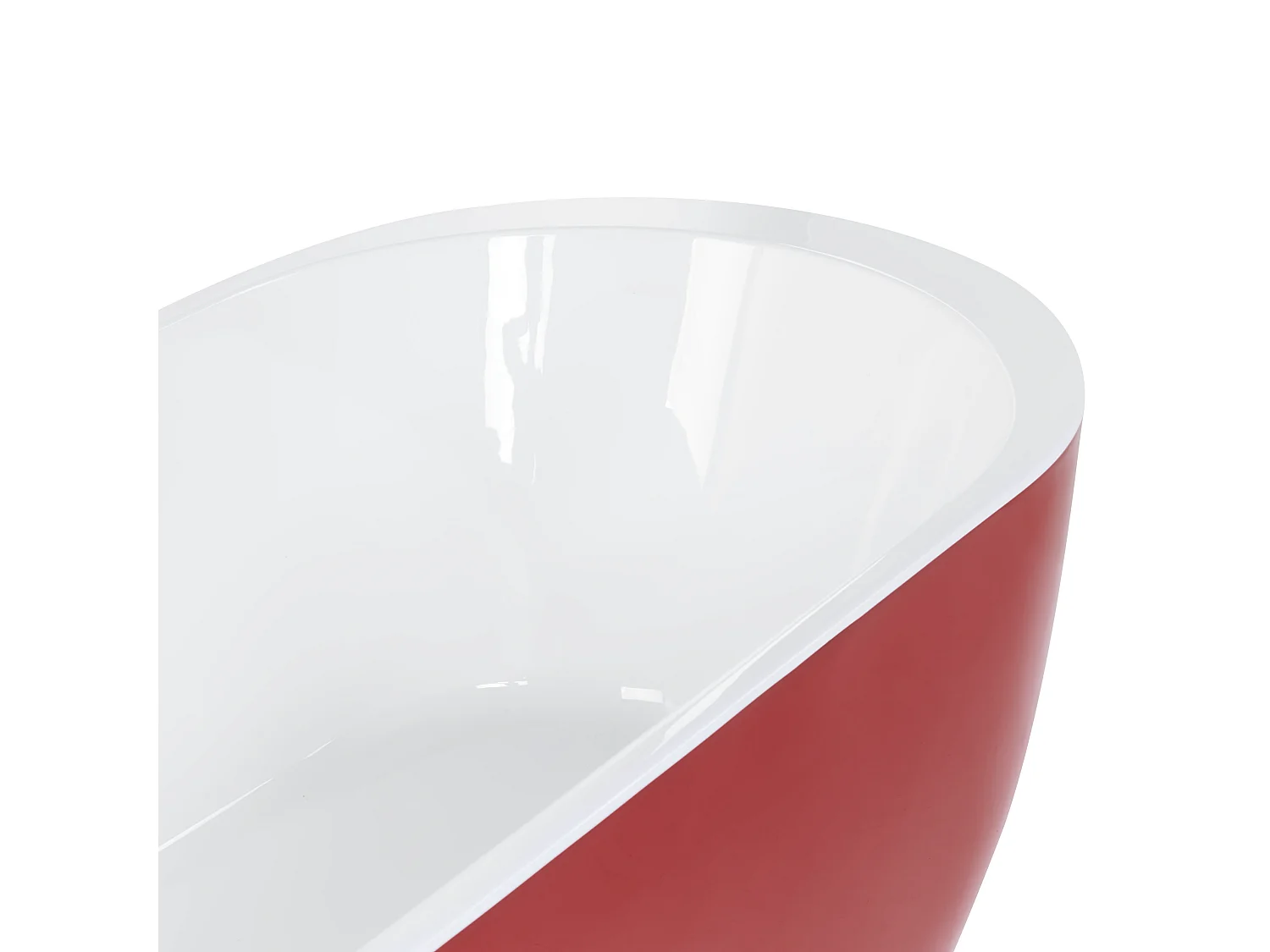 Baignoire îlot NEVIS 170 x 80 cm Rouge