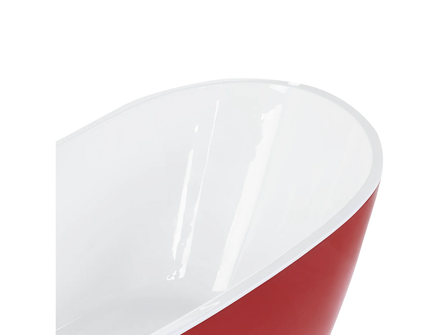 Vrijstaand bad ANTIGUA 150 x 75 cm Rood