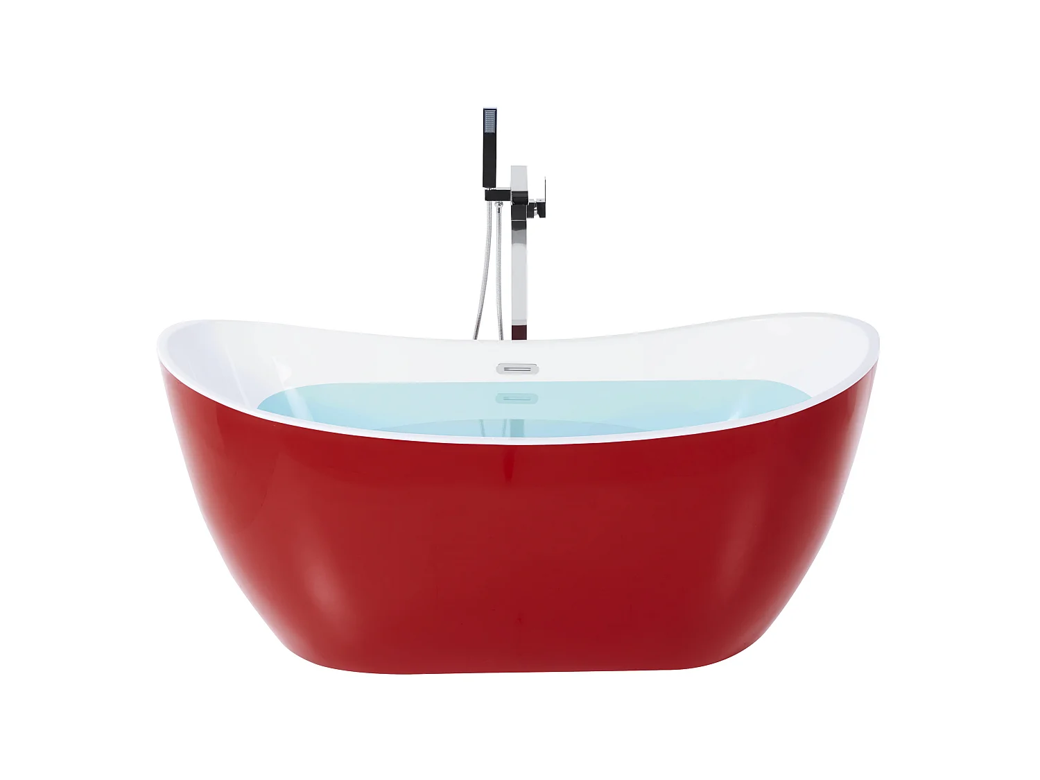 Baignoire îlot ANTIGUA 150 x 75 cm Rouge