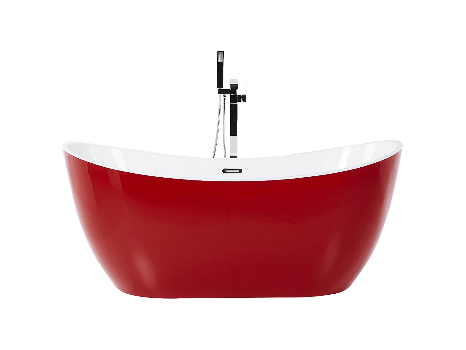 Baignoire îlot ANTIGUA 150 x 75 cm Rouge