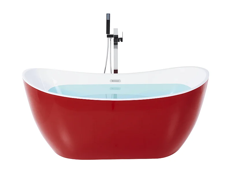 Banheira autónoma ANTIGUA 1500 x 750 mm Vermelho