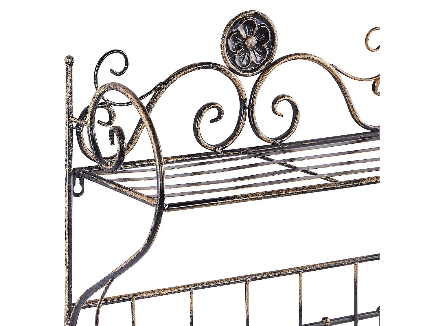 Estante de metal negro 42 cm OSORNO