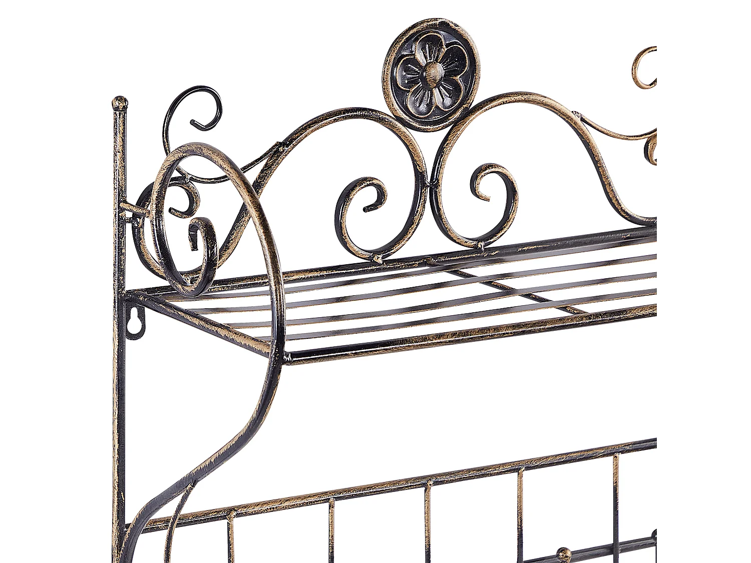 Estante de metal negro 42 cm OSORNO