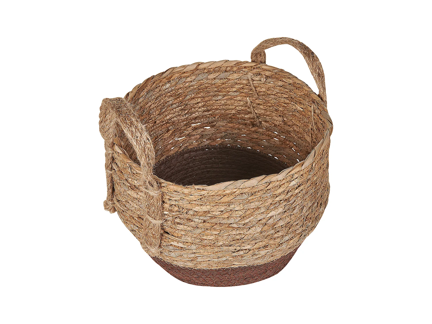 Conjunto de 2 vasos para plantas PALADJU Vime 30/25 cm Natural