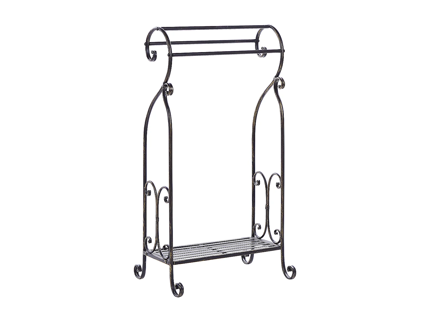 Porte-serviettes LINARES Métal Noir