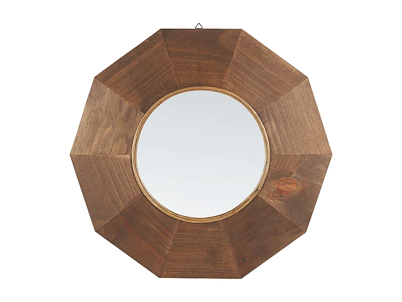 Miroir ASEM 60 cm 60 cm Bois de peuplier Marron