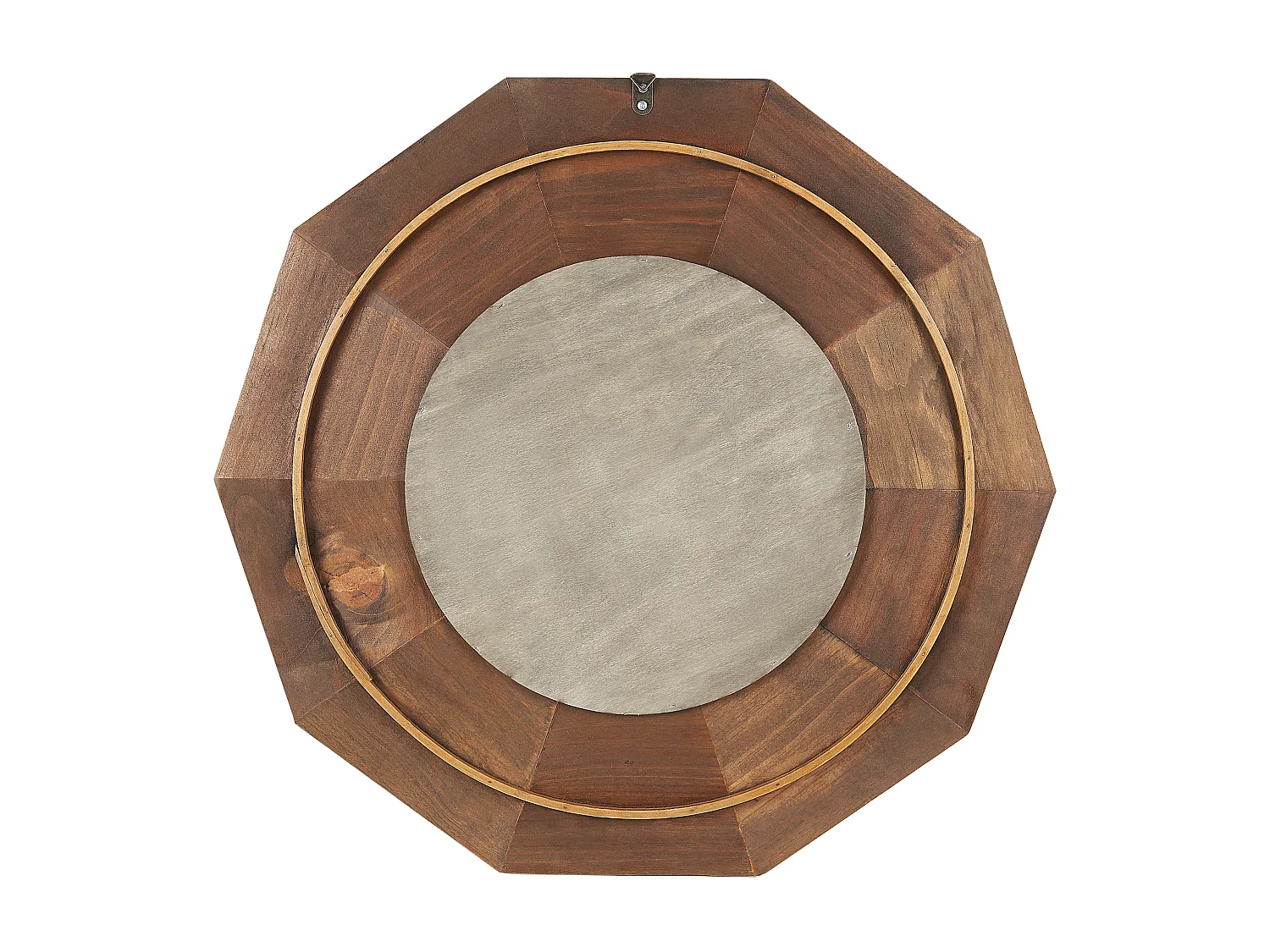 Lustro ścienne ASEM 60 cm 60 cm Drewno Brązowy