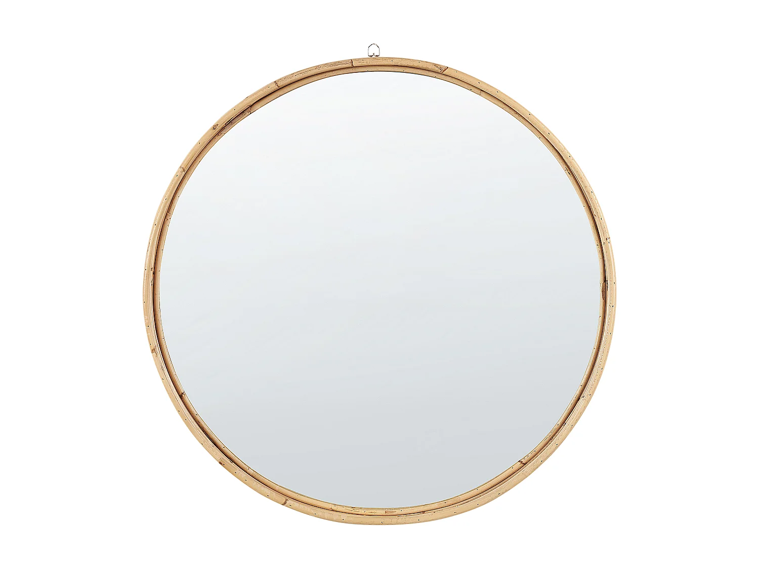 Miroir BARUNG 60 cm 60 cm Rotin Naturel Beige