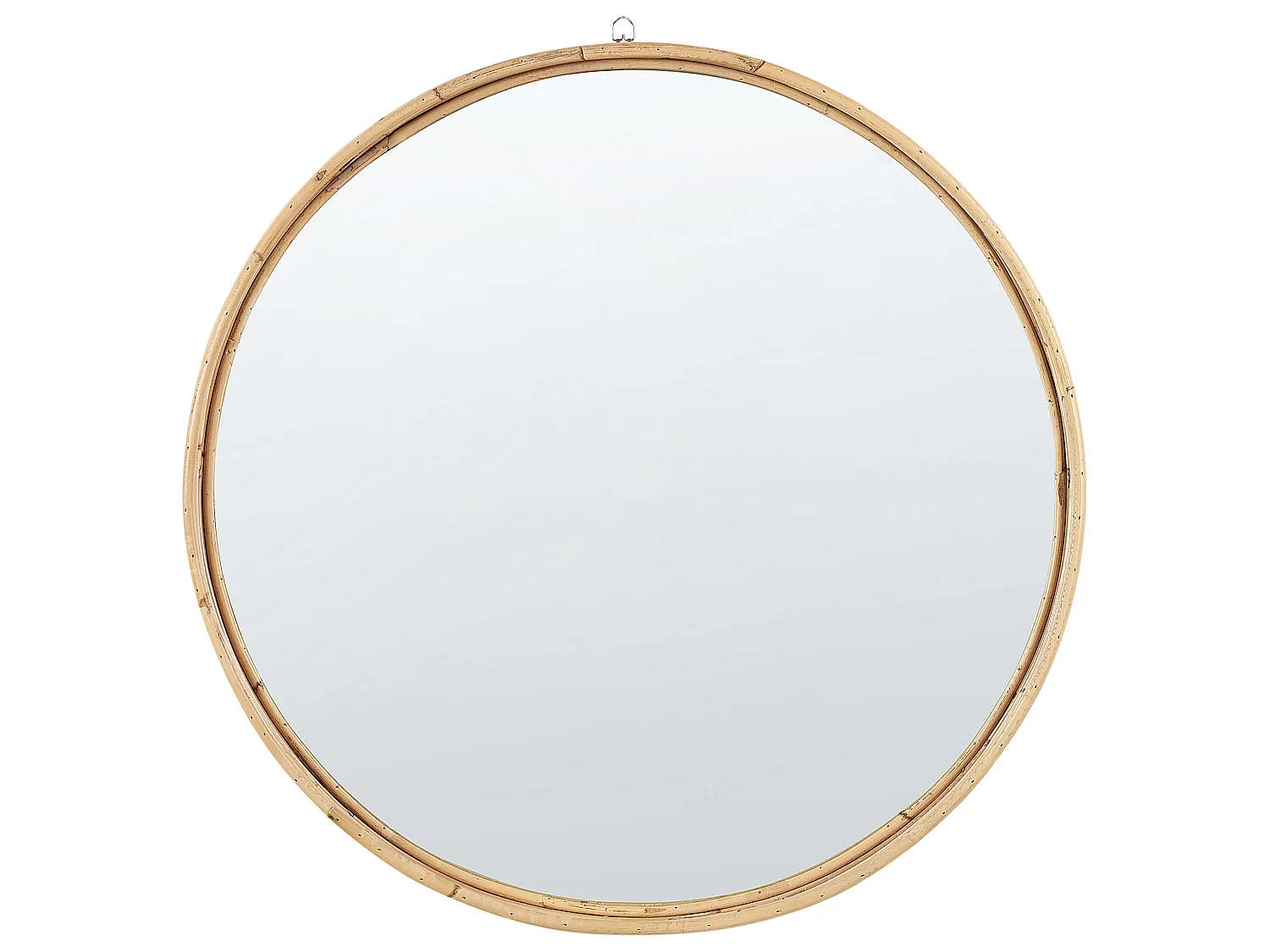 Miroir BARUNG 60 cm 60 cm Rotin Naturel Beige