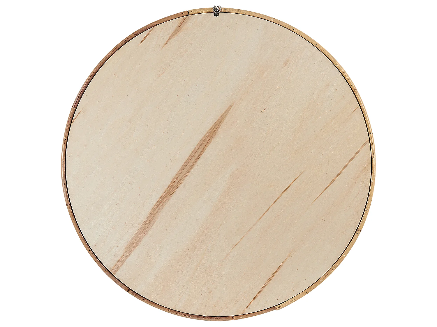 Miroir BARUNG 60 cm 60 cm Rotin Naturel Beige