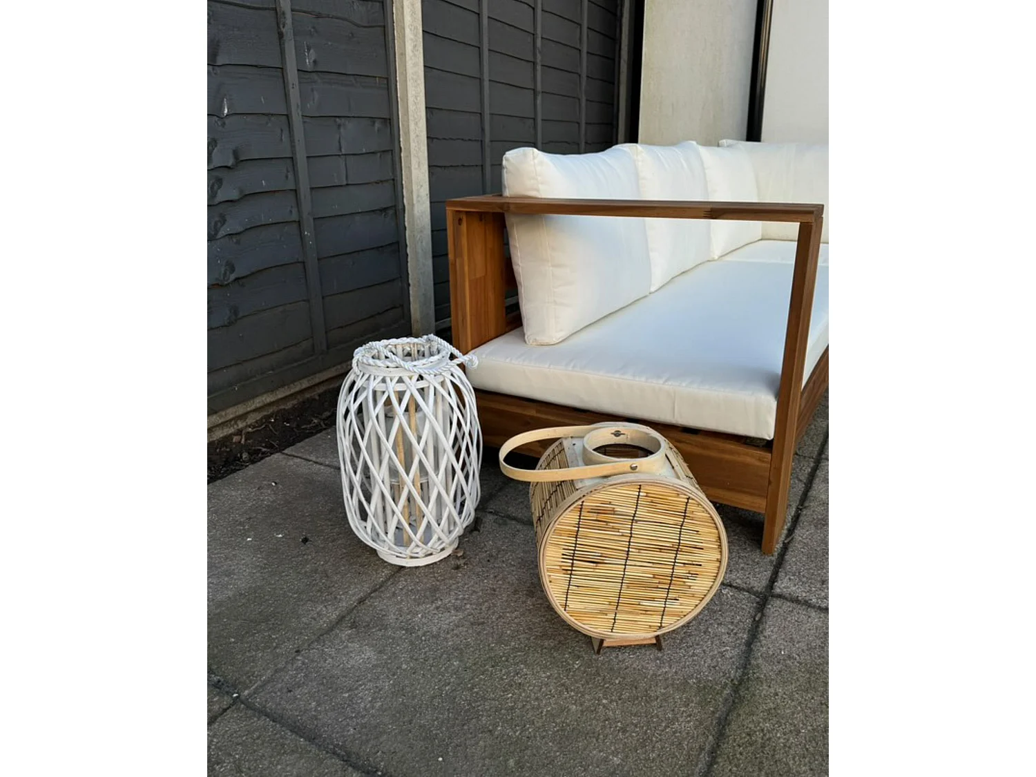 Lanterne BISTAL Rotin 30 cm Naturel