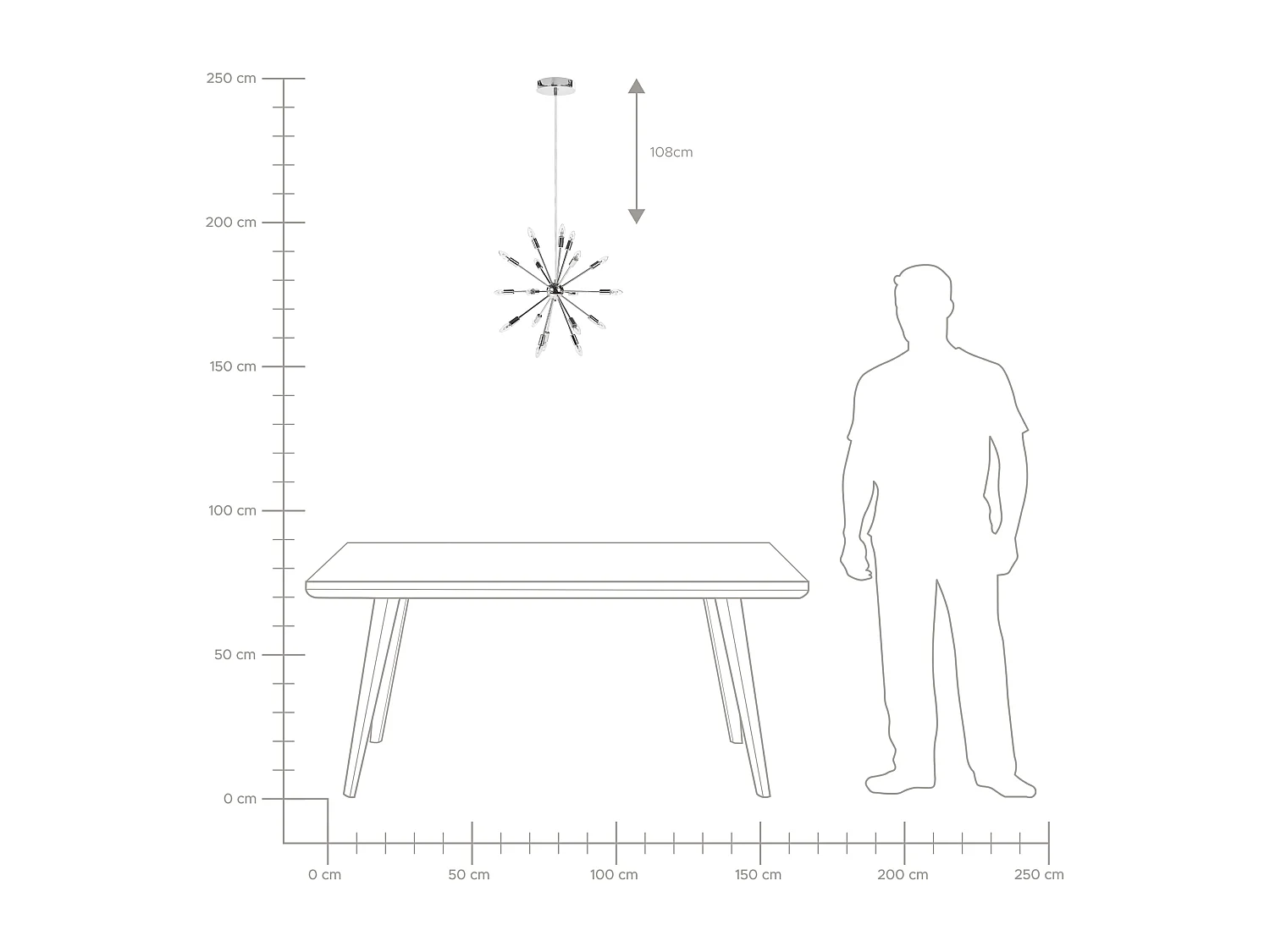 Hanglamp MAGUSE Metaal Zilver