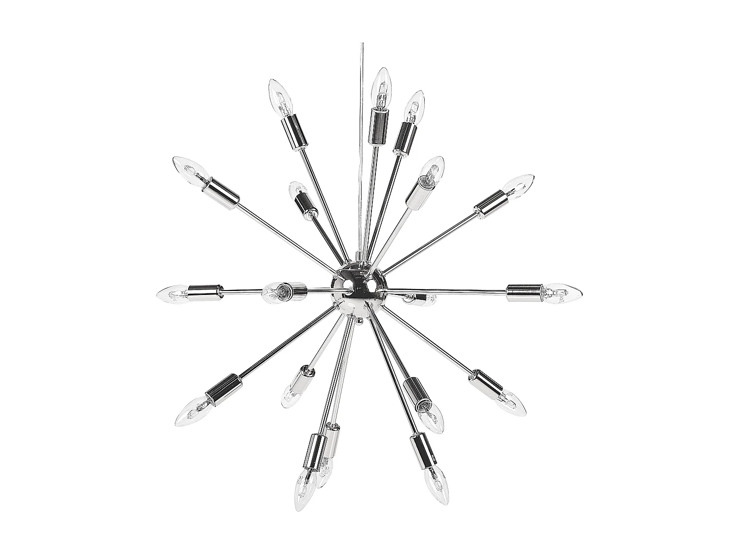 Lampe suspension MAGUSE Métal Argenté