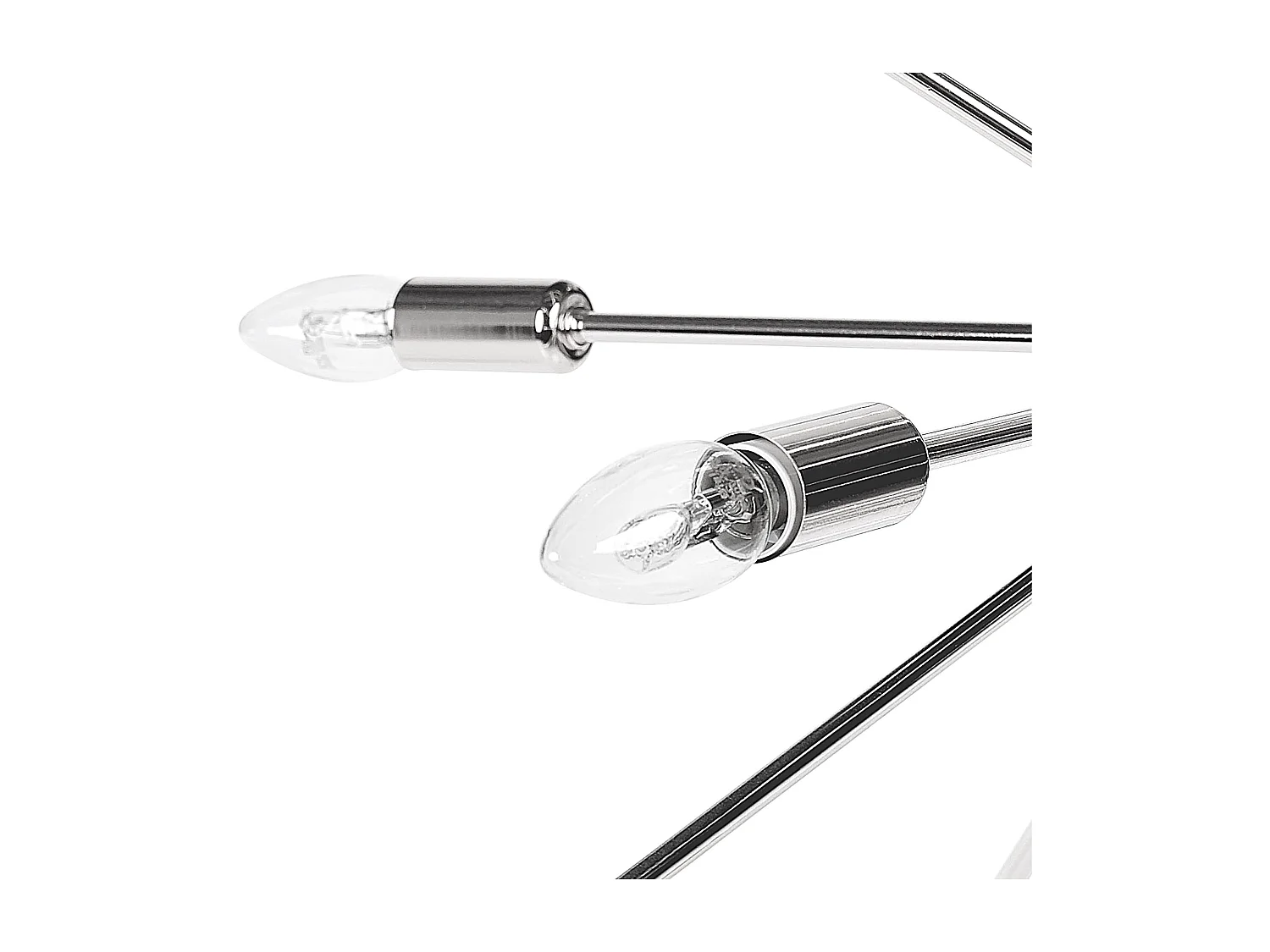 Lampe suspension MAGUSE Métal Argenté