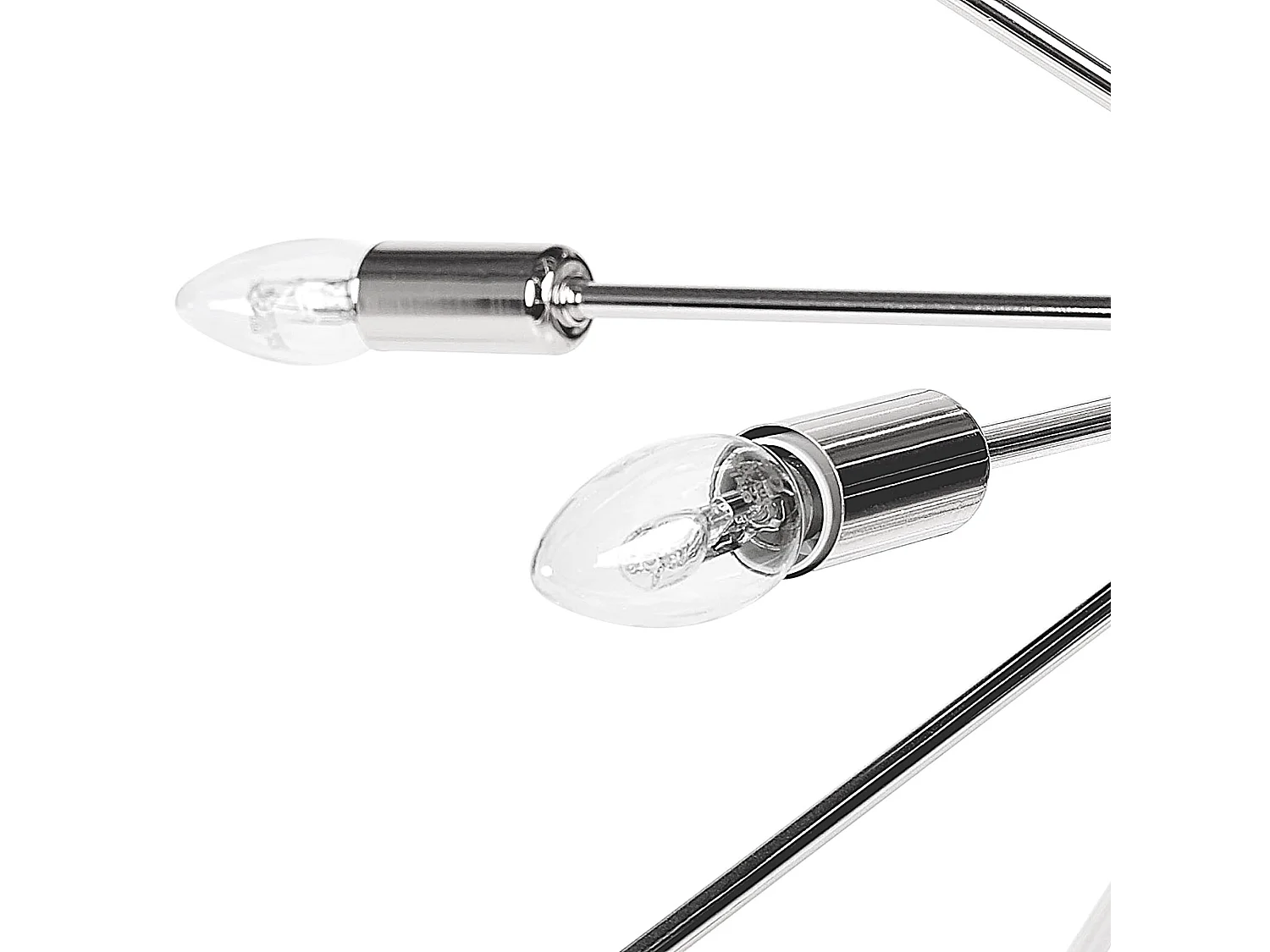 Lampe suspension MAGUSE Métal Argenté