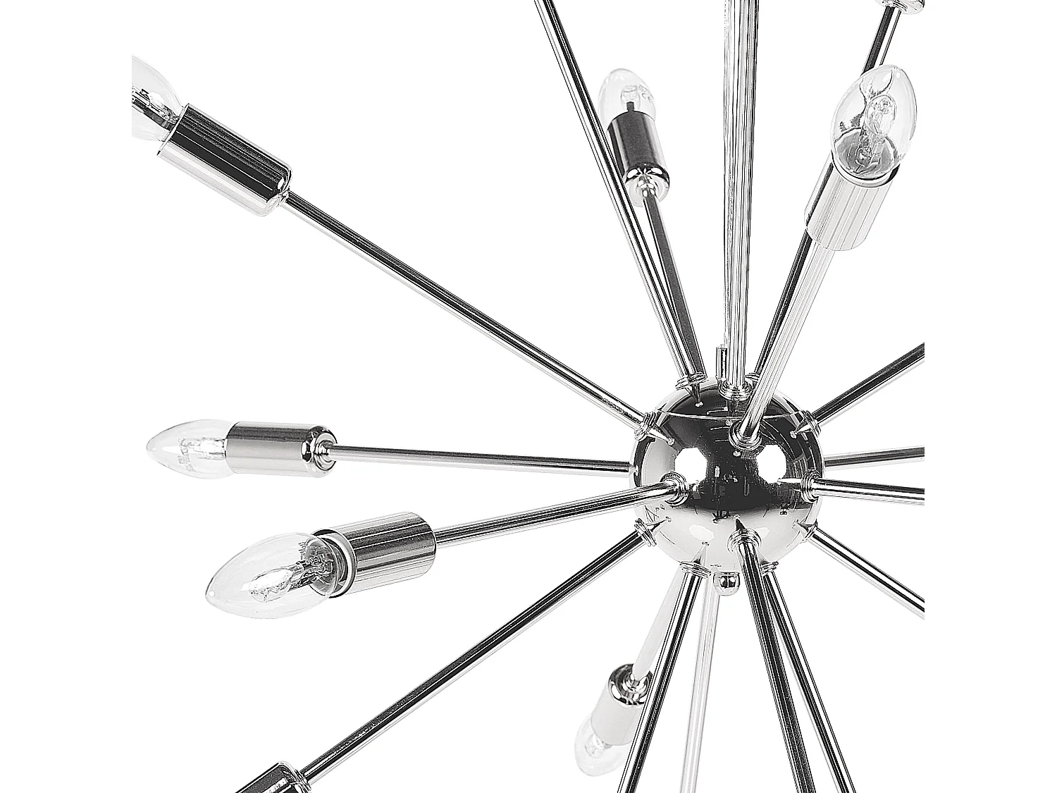 Lampe suspension MAGUSE Métal Argenté