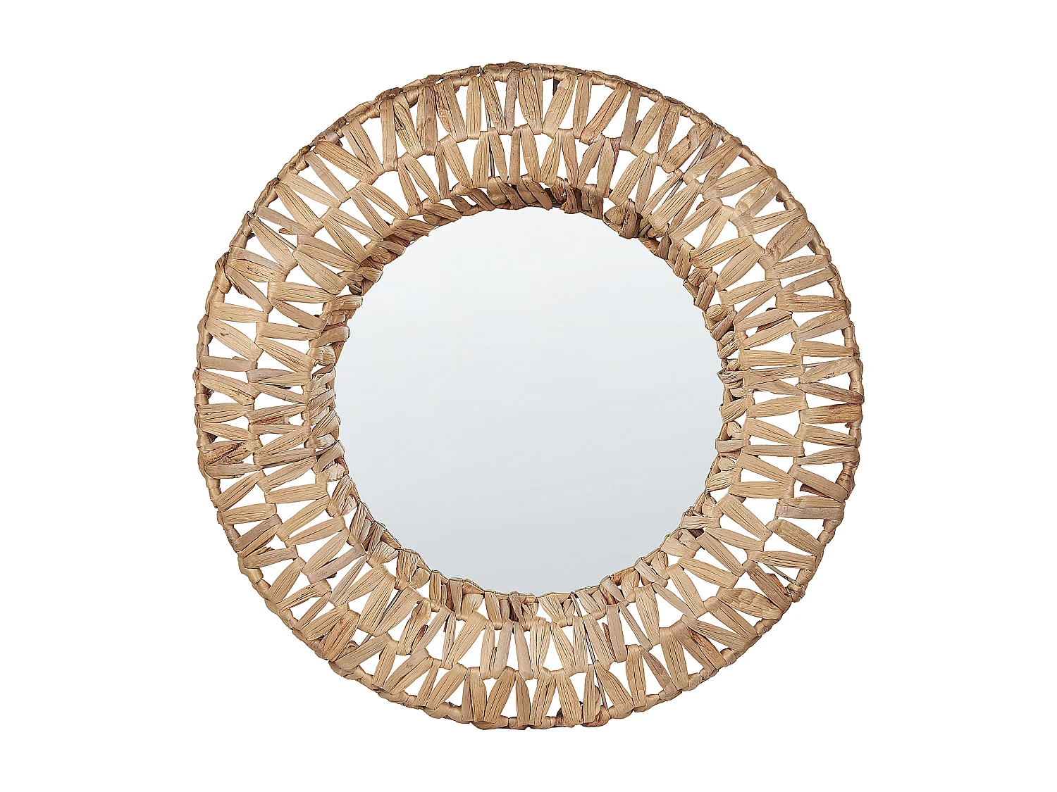 Miroir SABAOI 58 cm 58 cm Bois Naturel