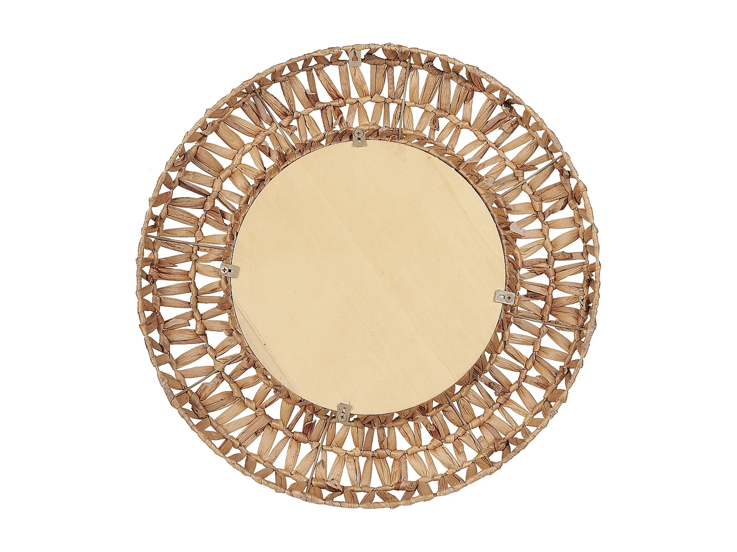 Miroir SABAOI 58 cm 58 cm Bois Naturel