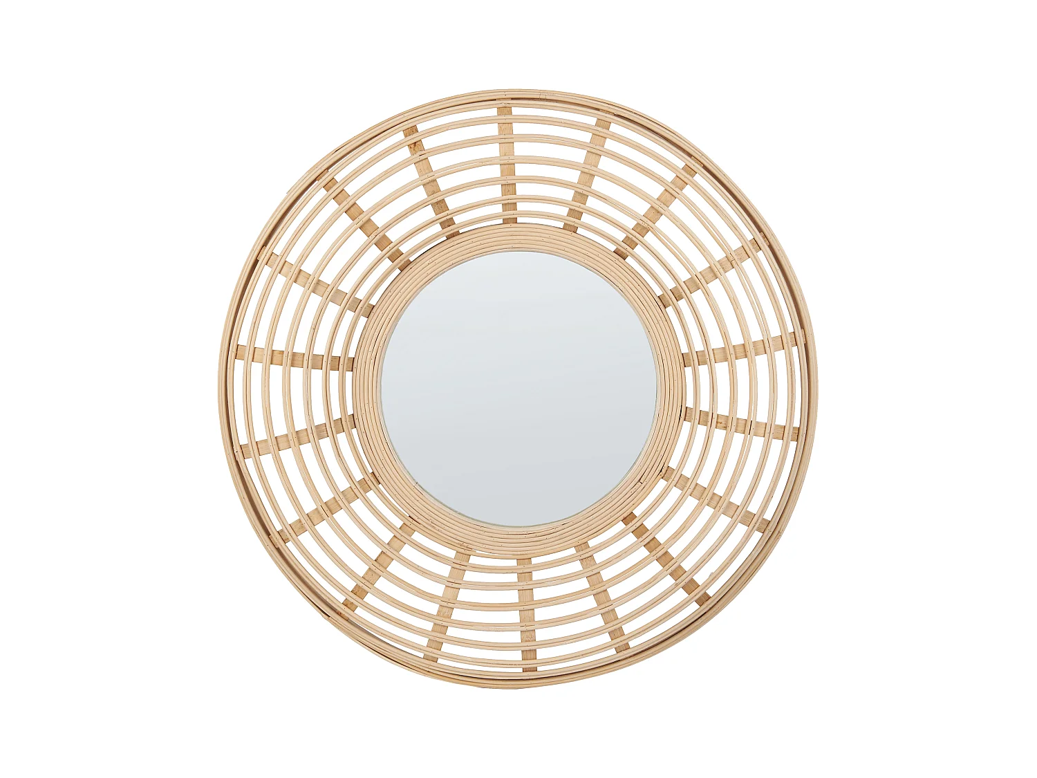 Miroir HANUA 60 cm 60 cm Bambou Naturel