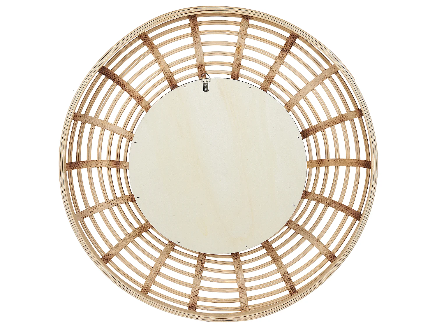 Väggspegel HANUA 60 cm 60 cm Bambu Naturlig