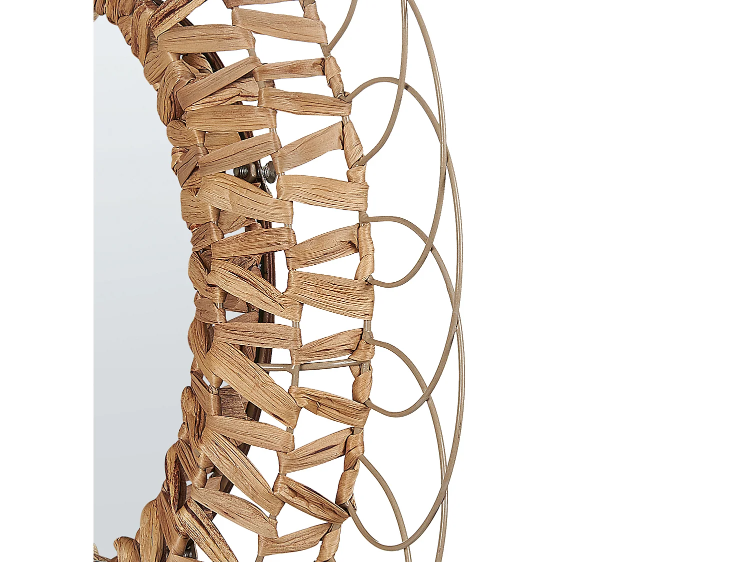 Espelho PAMOL 67 cm 67 cm Vime Natural