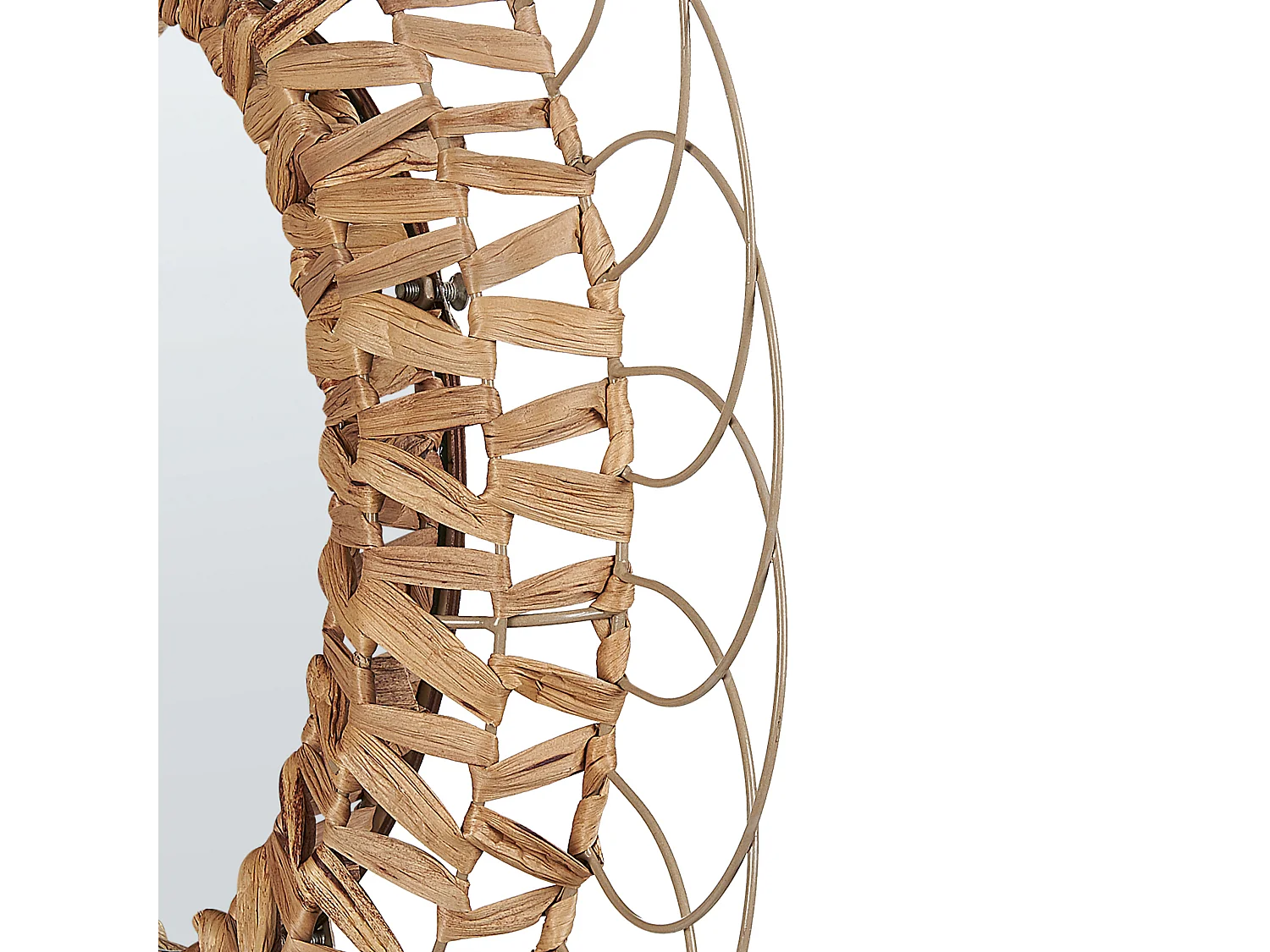 Espelho PAMOL 67 cm 67 cm Vime Natural