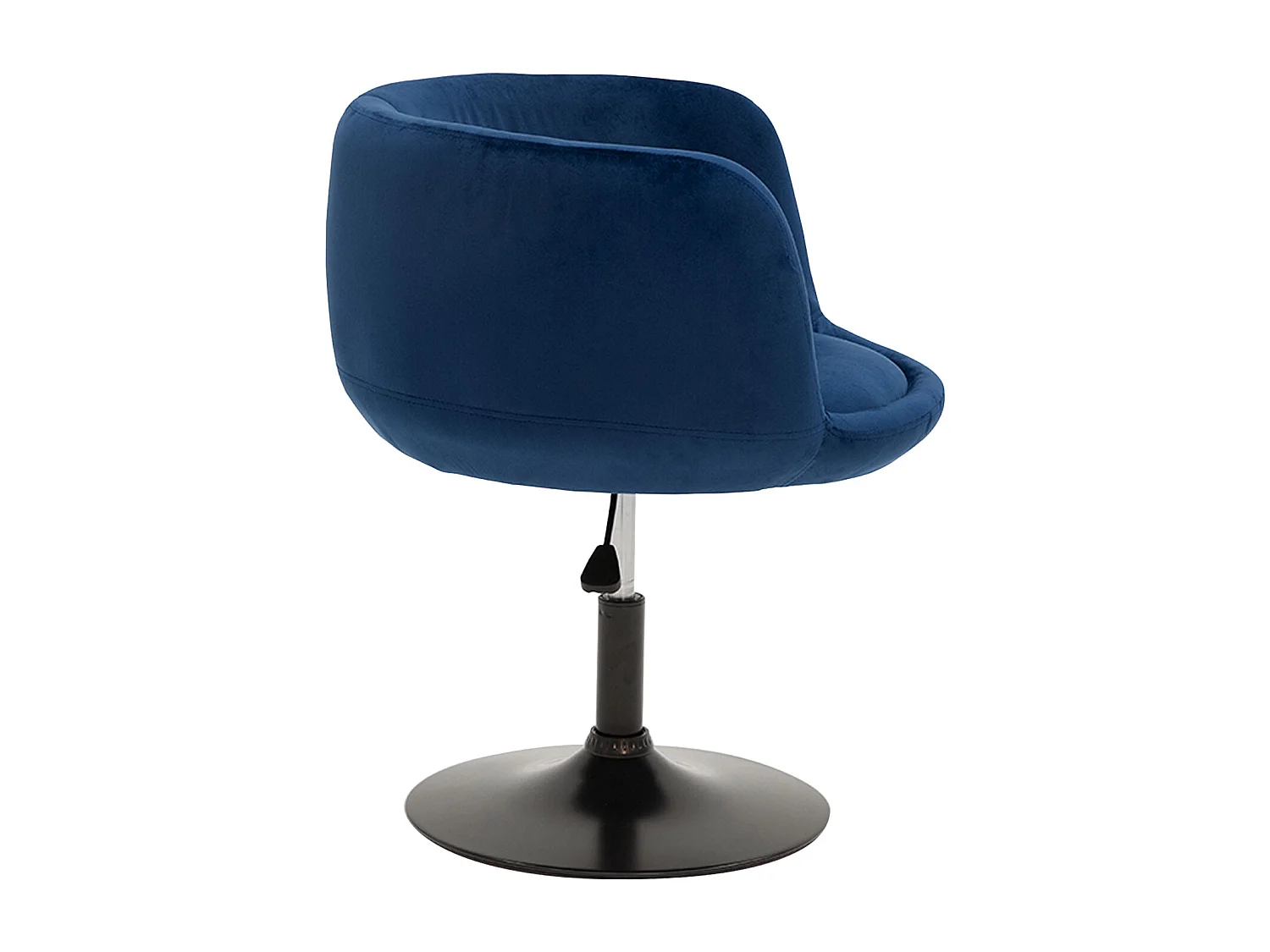 Tabouret de bar en velours bleu NOLAN - HAPPY GARDEN