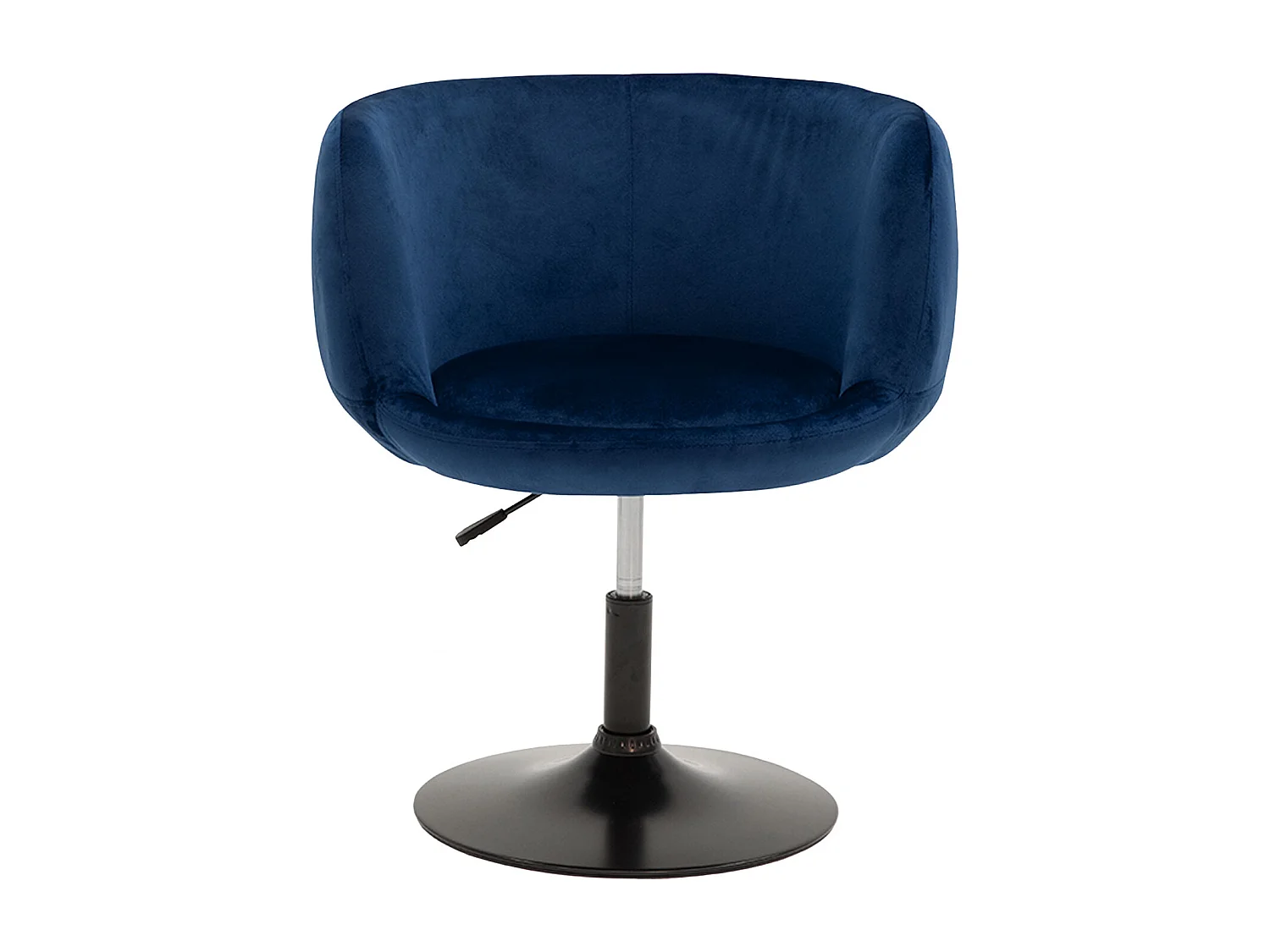 Tabouret de bar en velours bleu NOLAN - HAPPY GARDEN