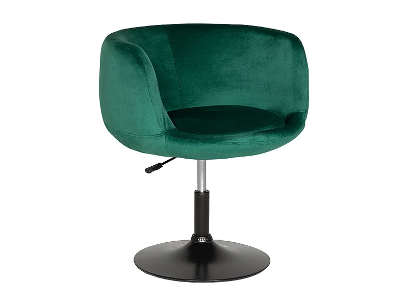 Barhocker aus grünem Samt NOLAN