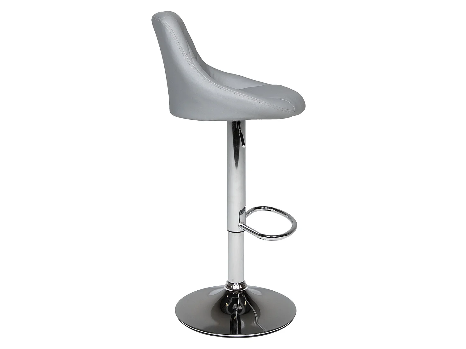 Lot de 2 tabourets de bar gris JASPER - HAPPY GARDEN