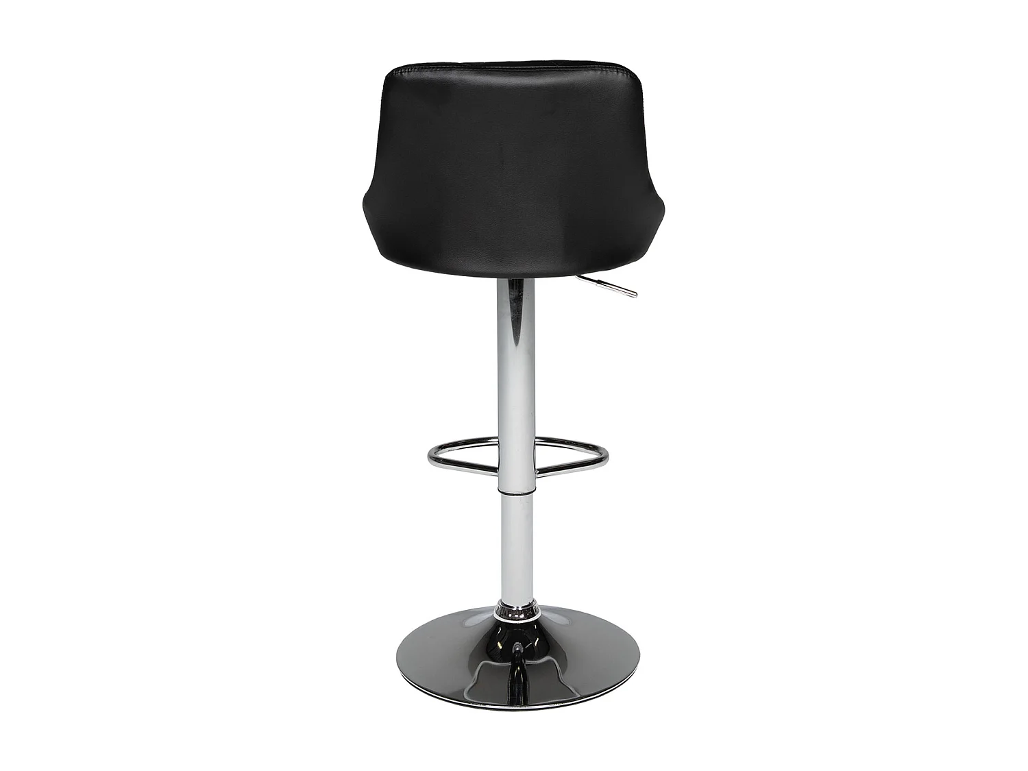 Lot de 2 tabourets de bar noir JASPER - HAPPY GARDEN