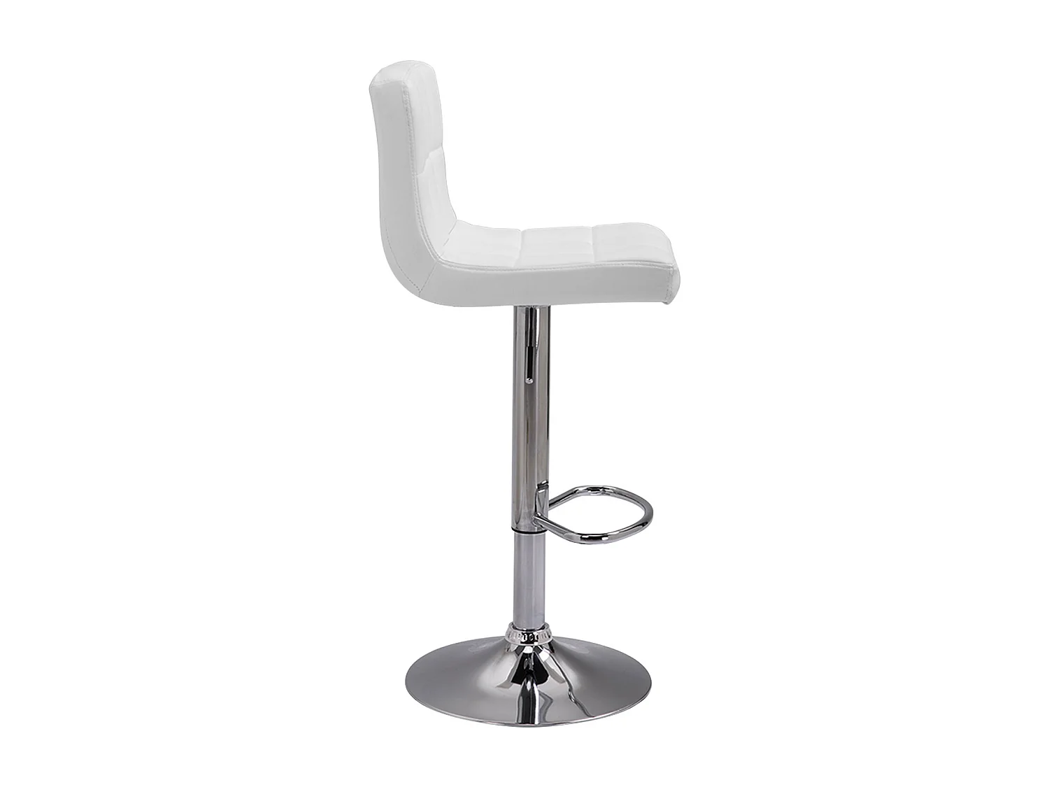 Set van 2 witte barkrukken MIKE