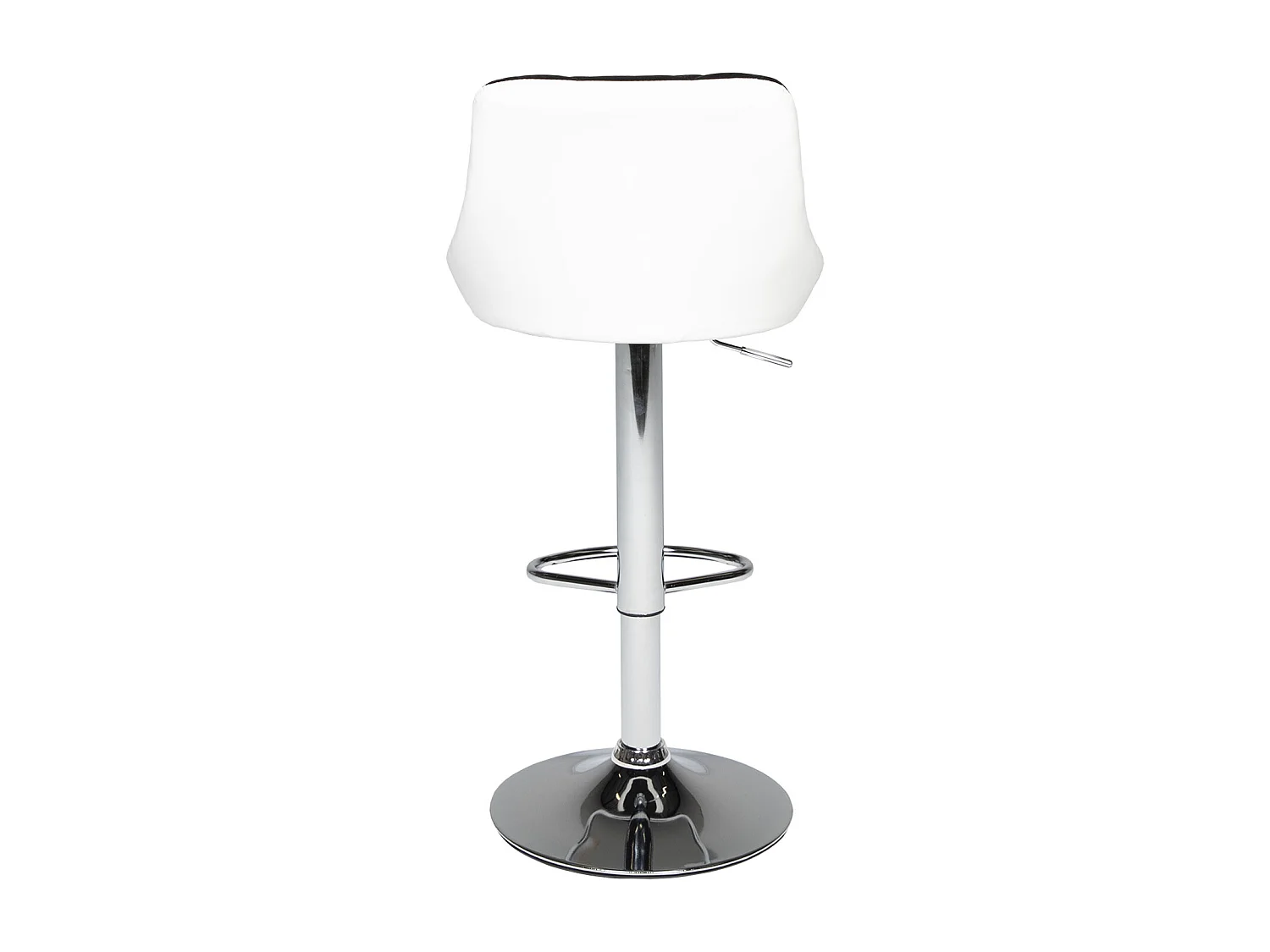 Tabouret de bar noir et blanc JASPER - HAPPY GARDEN