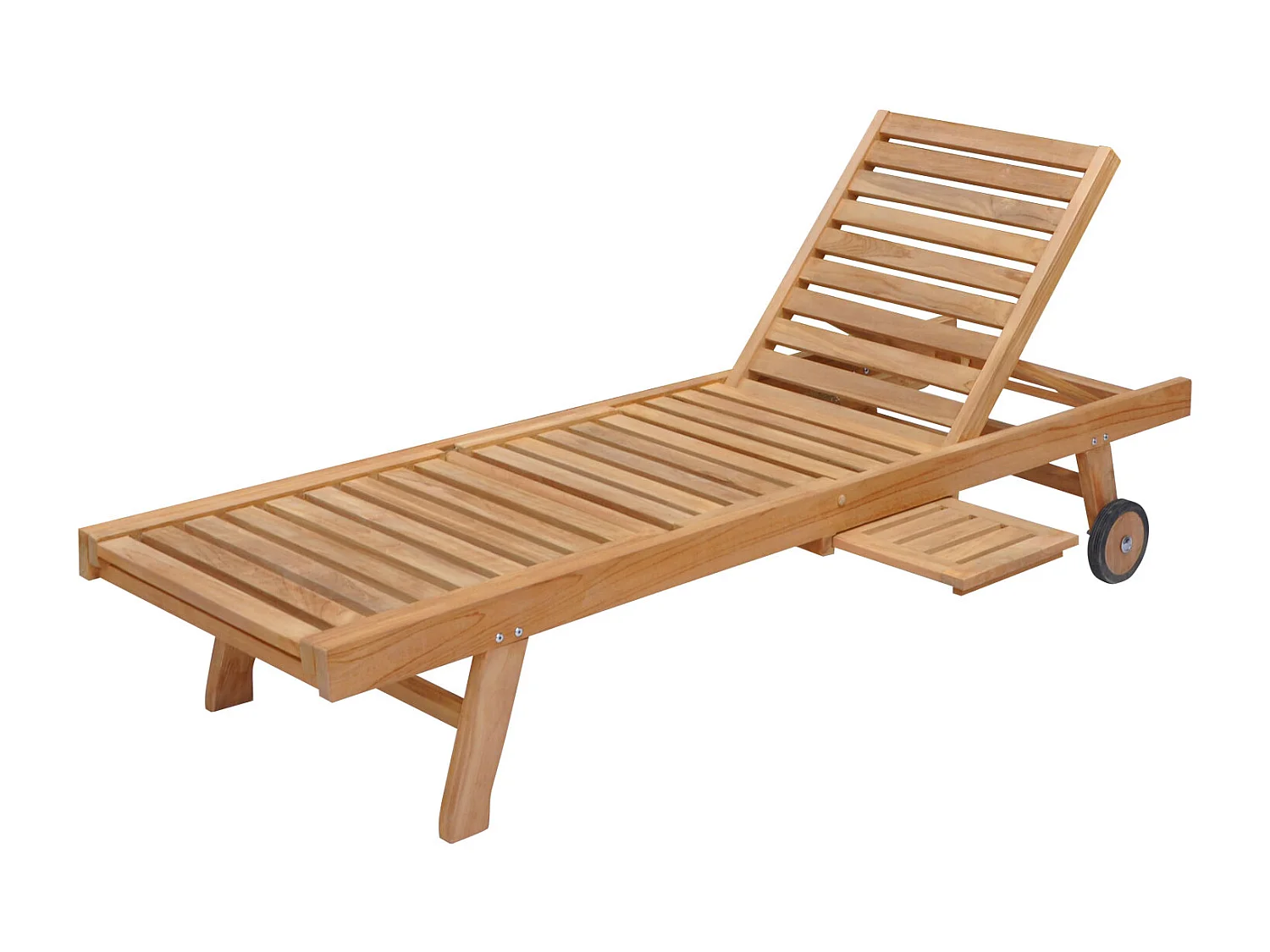 Opvouwbare teakhouten ligstoel LOMBOK