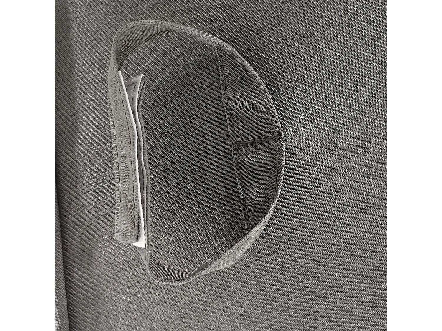 Lit à baldaquin d'extérieur BARBADOS - aluminium blanc/coussins gris - HAPPY GARDEN